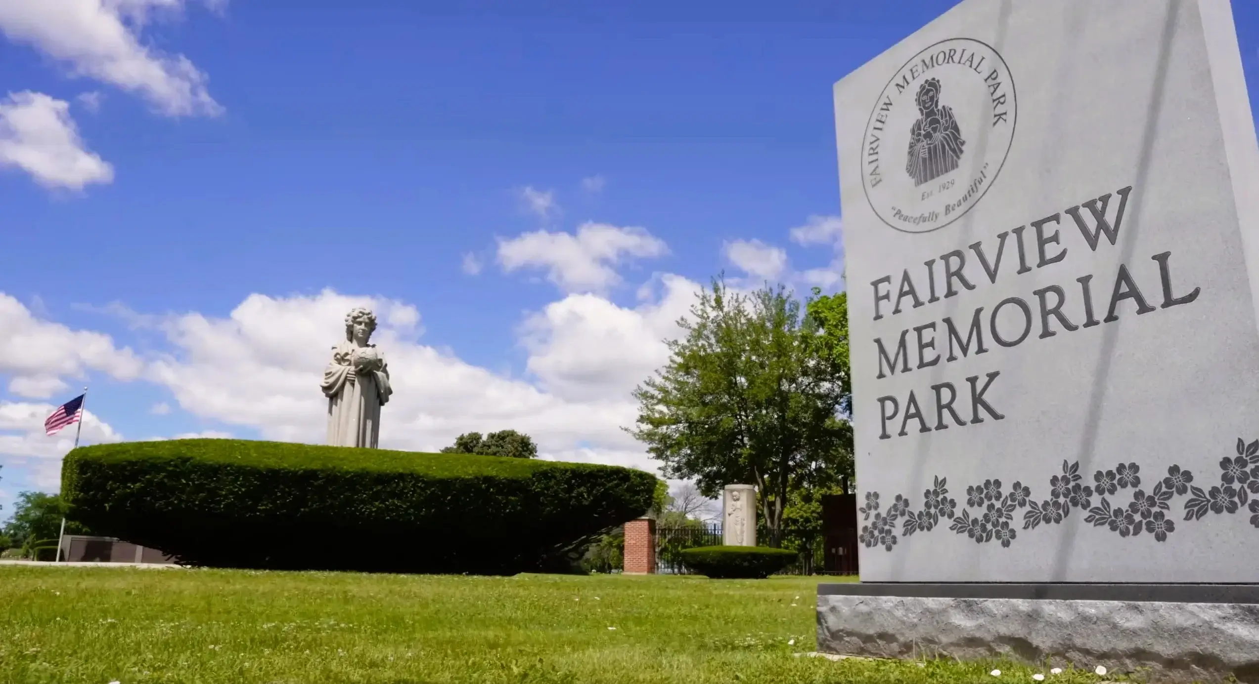 Fairview Memorial Park Sign