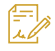 Document and pen icon
